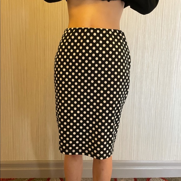 Polka dot bodycon skirt - Picture 3 of 4